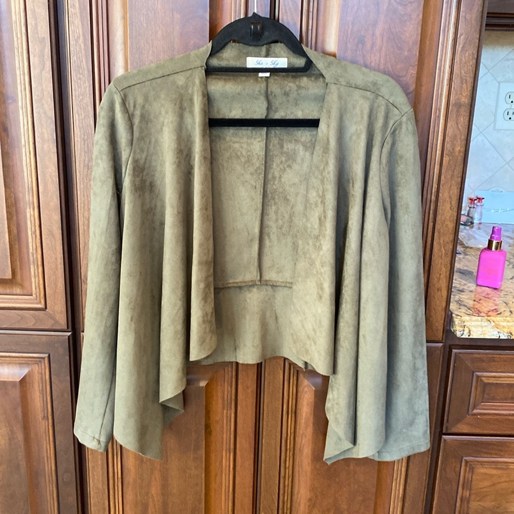 She + Sky Cropped Jacket